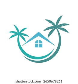 Resort logo icon design illustration