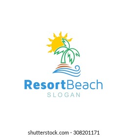 Resort Logo Template Stock Vector (Royalty Free) 308201171 | Shutterstock