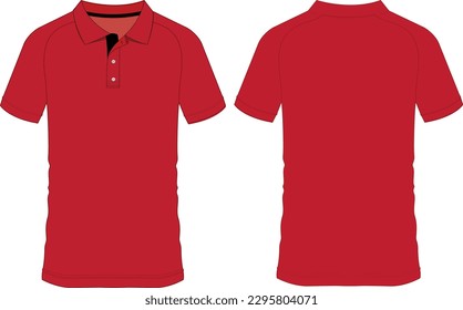 resort  men polo t shirt template 