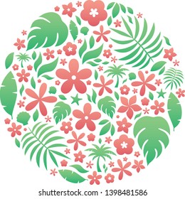 Resort Summer image vector illustration