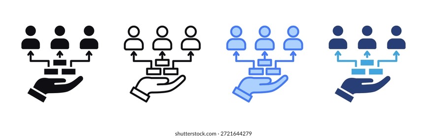 Symbolblatt "Ressourcenzuordnung" - mehrere Stilkollektionen
