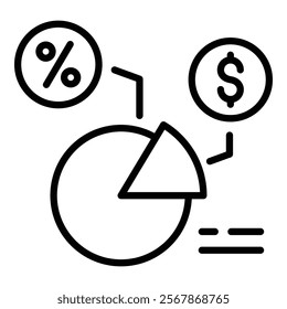 Resource Chart Icon Element For Design