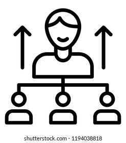 Resource growth concept shown by team growth 