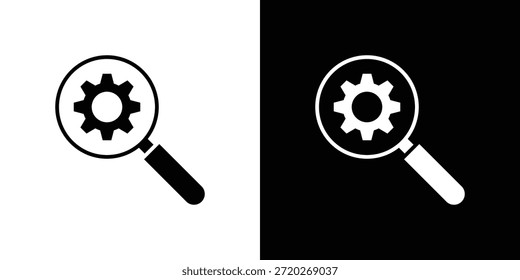 Icono de recurso. Icono de diseño plano simple en blanco y negro