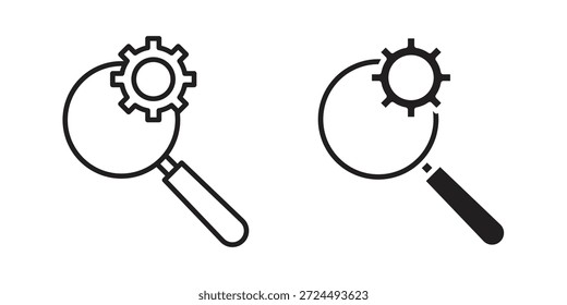 Resource icon illustration, thin line vector, web design sign,