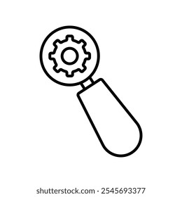 Ícone de recurso símbolo de logotipo definir contorno vetorial