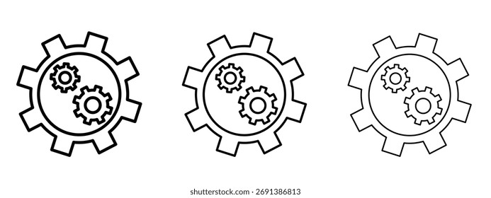 Resource icon in outline stroke style symbol.