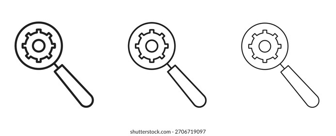 Icono de recurso con estilo de contorno, diseños de Ilustración vectorial