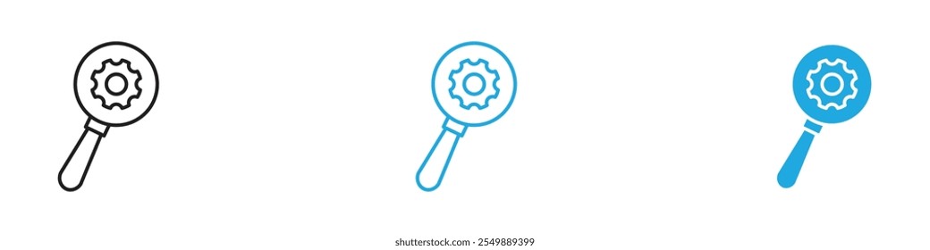 Resource icon Outline vector line set