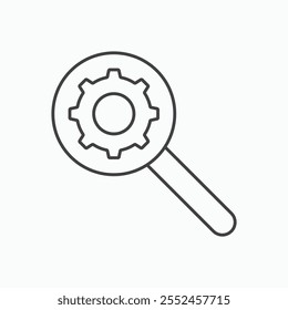 Resource icon set in blackthin line style.
