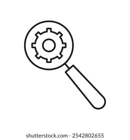 Resource icon simple black line style.