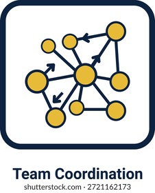 Icono de gestión de recursos, asignación de recursos e icono de planificación