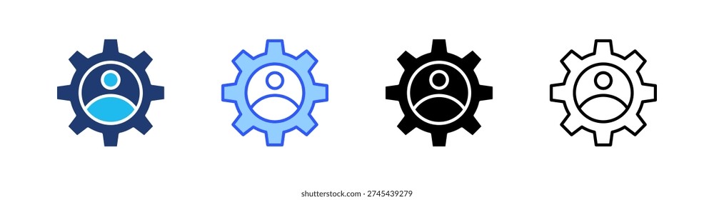 Resource Multi Style Icon Set Vector
