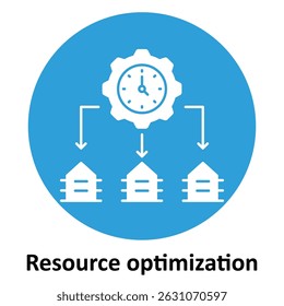 Resource optimization Vector icon which can easily modify or edit 