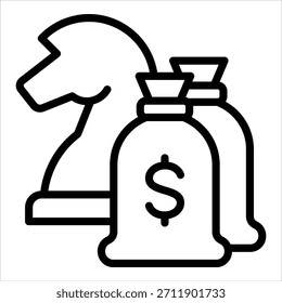 Resource Planning Icon Element For Design