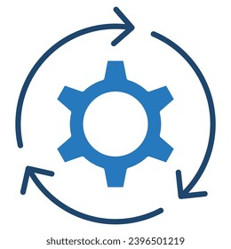 Resource Regeneration icon line vector illustration