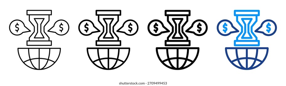 Conjunto de Coletas de Estrutura de Tópicos Diferente do Ícone de Escassez do Recurso