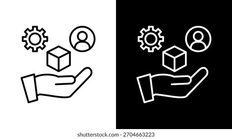 Resource White Icon Set Design