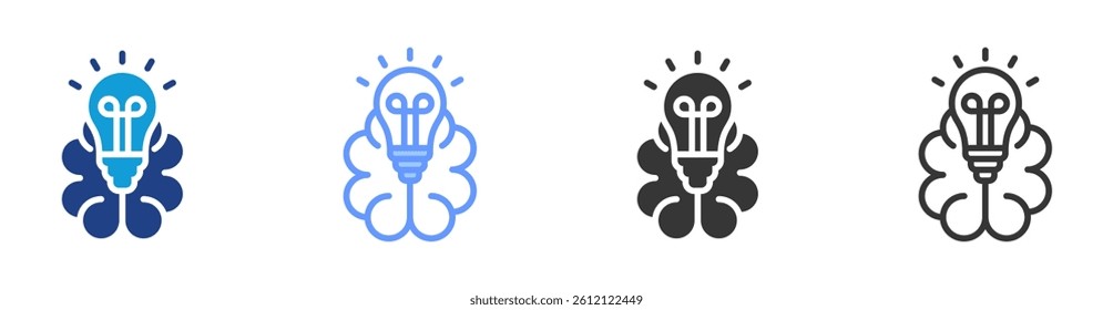 Resourcefulness icon set multiple style collection