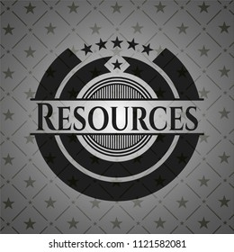 Resources black emblem