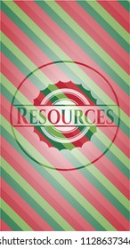 Resources christmas emblem.