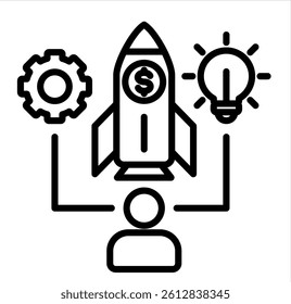 resources con vector concept illustration
