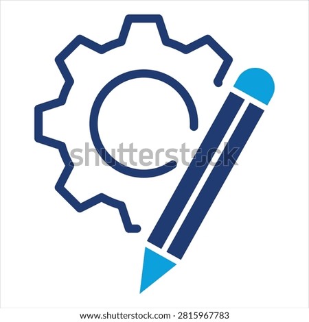 Resources Flat Blue Icon Collection