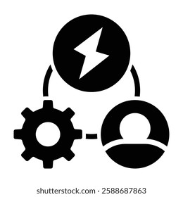 Resources Glyph Icon Design For Personal And Commercial Use