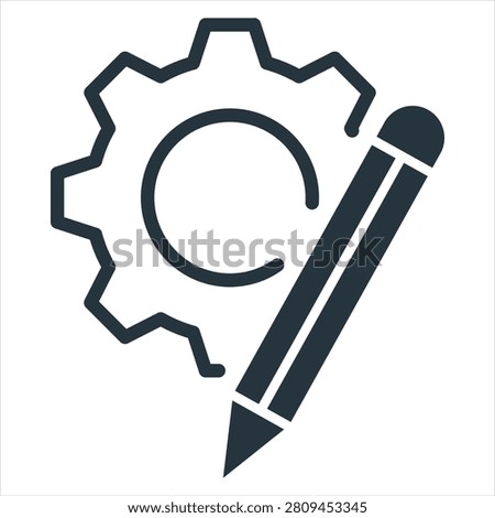Resources Glyph Icon Style Collection
