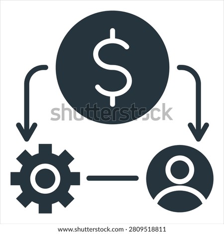 Resources Glyph Icon Style Collection
