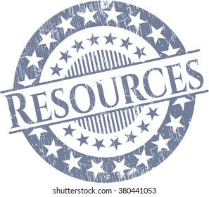 Resources grunge seal