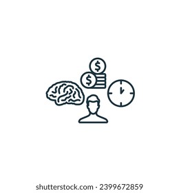 Icono de recursos. Signo monocromo simple de la colección de administración de operaciones. Icono de recursos para logotipo, plantillas, diseño web e infografías.