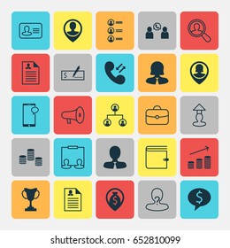Resources Icons Set. Collection Of Wallet, Tree Structure, Money Navigation And Other Elements. Also Includes Symbols Such As Search, Wallet, Opinion.
