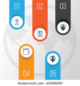 Resources Icons Set. Collection Of Wallet, Female Application, Destination And Other Elements. Also Includes Symbols Such As Destination, Prospect, Female.
