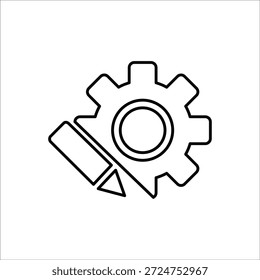 Iconos de recursos. Ilustración vectorial de línea simple