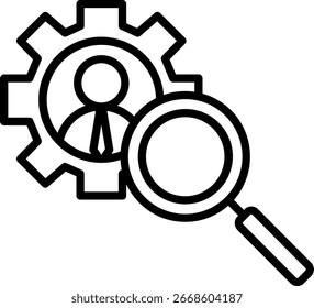 Design de vetor de ícone de linha de recursos