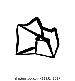 Plantillas de diseño de vectores de iconos de rock