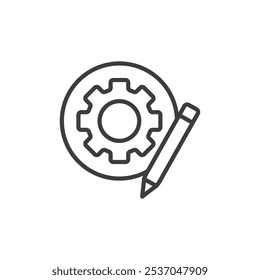 Resources stroke icon in black