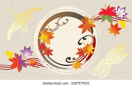 Respect for the Aged Day Japanese pattern illustration background