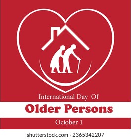 Respect and Celebrate: International Day for the Elderly Vector