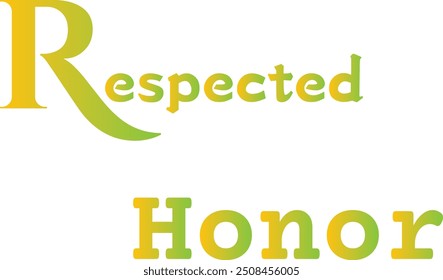 Respeto Honor Camiseta Diseño Creativo con Cita Especial