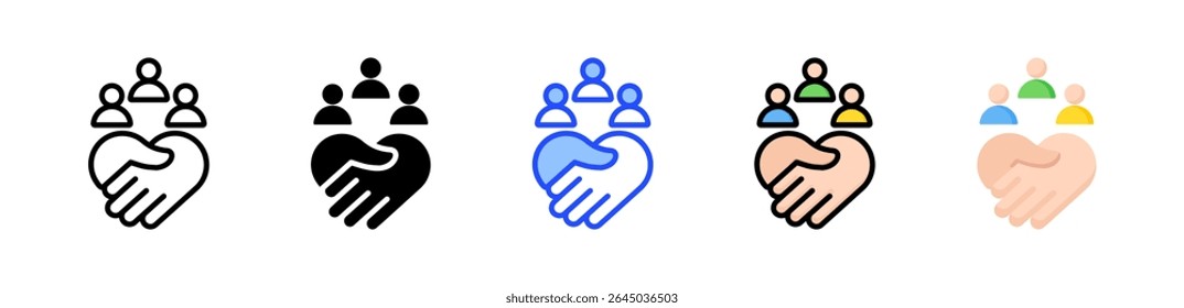 Respect Icon Collection With Multiple Styles