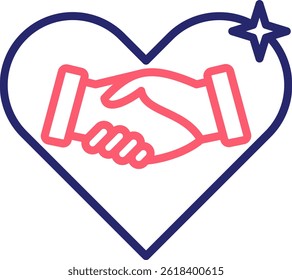 Respect Icon Color Vector Illustration