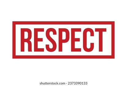Respect Rubber Stamp Seal Vector