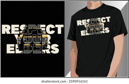 Respect Your Elders T Shirt Design, Muscle Car T Shirt, Funny Car Lover Design, Classic Muscle Car T-Shirt, Car Shirt.