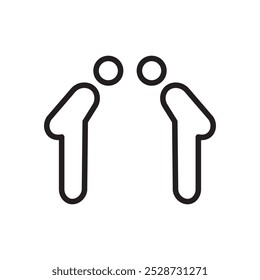 Ícone de respeito Vetor de contorno para interface do usuário da Web