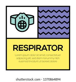 RESPIRATOR ICON CONCEPT