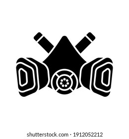 respirator icon. gas mask icon. vector illustration