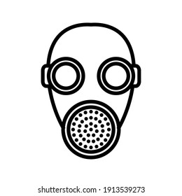 respirator icon. gas mask icon. vector illustration