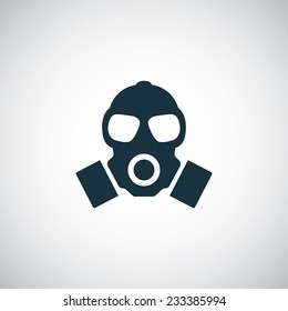 respirator icon on white background 